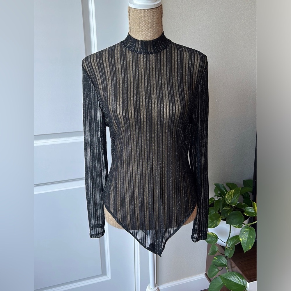 Plus Size Mesh Body Suit